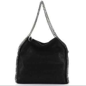Stella McCartney Falabella Fold Over Black Tote